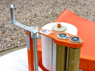 Bale wrapper for Komondor RKB850, RKB870 and RKB1070 round balers (13)