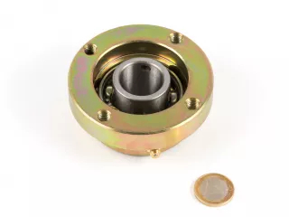 Bearing with housing for cutting height adjusting roller of EFGC flail mowers (1)