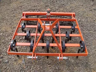 Combinator 110 cm, for Japanese compact tractors, with spring tines and clod crusher, Komondor SKO-110 (6)