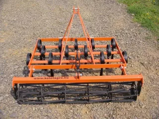 Combinator 140 cm, for Japanese compact tractors, with spring tines and clod crusher, Komondor SKO-140 (3)