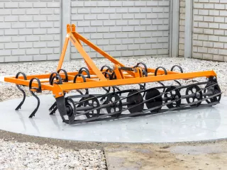 Combinator 180 cm, for Japanese compact tractors, with spring tines and clod crusher, Komondor SKO-180 (4)