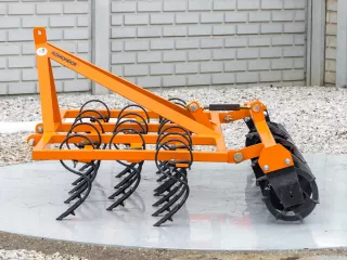 Combinator 180 cm, for Japanese compact tractors, with spring tines and clod crusher, Komondor SKO-180 (5)