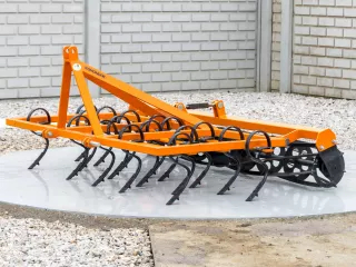 Combinator 180 cm, for Japanese compact tractors, with spring tines and clod crusher, Komondor SKO-180 (6)