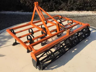 Cultivator 160 cm, with clod crusher, for Japanese compact tractors, Komondor SKU-160 (2)
