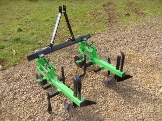 Cultivator with 2 hoe units, with hiller, for Japanese compact tractors, Komondor SK2 (2)