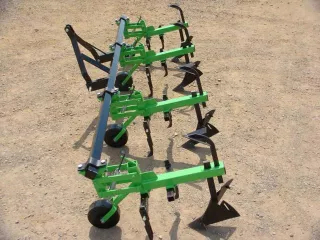 Cultivator with 4 hoe units, with hiller, for Japanese compact tractors, Komondor SK4 (5)