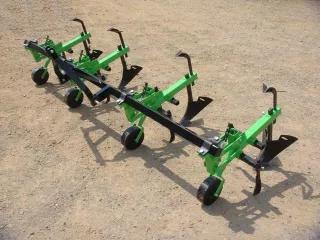 Cultivator with 4 hoe units, with hiller, for Japanese compact tractors, Komondor SK4 (6)