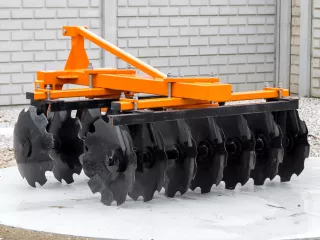 Disc harrow 120 cm, for Japanese compact tractors, Komondor SFT-120 (4)