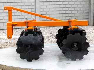 Disc harrow 120 cm, for Japanese compact tractors, Komondor SFT-120 (5)