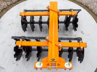 Disc harrow 120 cm, for Japanese compact tractors, Komondor SFT-120 (9)