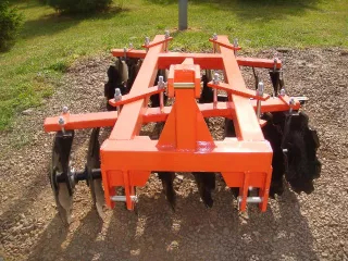 Disc harrow 130 cm, for Japanese compact tractors, Komondor SFT-130 (1)