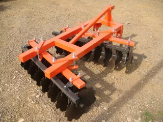Disc harrow 140 cm, for Japanese compact tractors, Komondor SFT-140 (0)