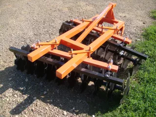 Disc harrow 180 cm, for Japanese compact tractors, Komondor SFT-180 (0)