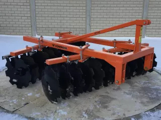 Disc harrow 200 cm, for Japanese compact tractors, Komondor SFT-200 (0)