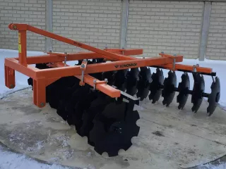 Disc harrow 200 cm, for Japanese compact tractors, Komondor SFT-200 (6)
