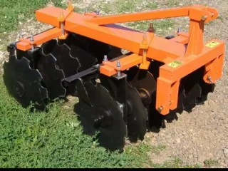 Disc harrow 90 cm, for Japanese compact tractors, Komondor SFT-90 (0)