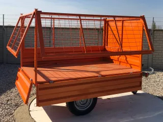 Extra high side panel kit(wire mesh) for Komondor SPK series trailers (9)