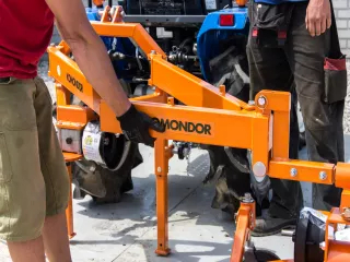 Finishing mower 100 cm, for Japanese compact tractors, side mounted, Komondor SFNY-100K (6)