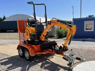 Force Transportanhänger für Force Minibagger, Komondor FPK-1500 (7)