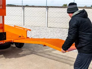 Force Transportanhänger für Force Minibagger, Komondor FPK-2000 (16)