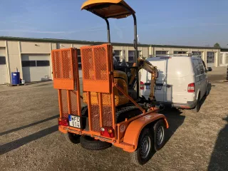 Force transporter trailer for Force mini excavators, Komondor FPK-1500 (11)