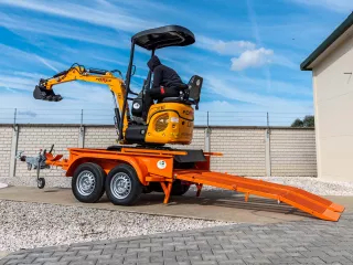 Force transporter trailer for Force mini excavators, Komondor FPK-2000 (26)