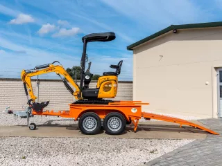 Force transporter trailer for Force mini excavators, Komondor FPK-2000 (29)