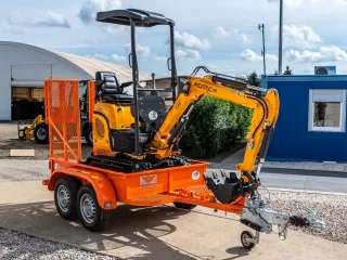 Force transporter trailer for Force mini excavators, Komondor FPK-2000 (33)