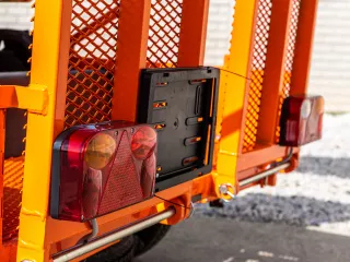 Force transporter trailer for Force mini excavators, Komondor FPK-2000 (40)