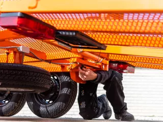 Force transporter trailer for Force mini excavators, Komondor FPK-2000 (42)