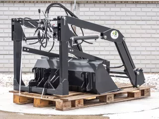 Front loader for Iseki TF21F, TF23F Japanese compact tractors, Komondor MHR-TF21F (2)