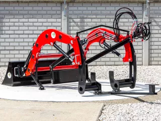 Front loader for Yanmar AF-16 Japanese compact tractors, Komondor PHR-AF-16 (4)