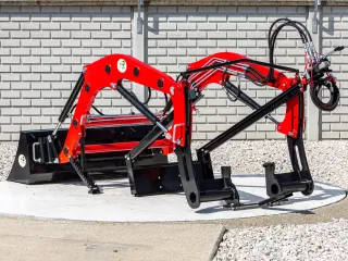 Front loader for Yanmar F-200 Japanese compact tractors, Komondor PHR-F-200 (4)