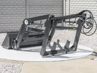 Front loader for Yanmar F24, F24D, FX24, FX24D Japanese compact tractors, Komondor MHR-F24 (4)