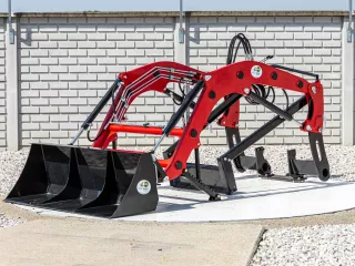 Frontlader für Yanmar F-200 japanischen Kleintraktor, Komondor PHR-F-200 (6)