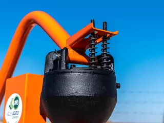 Hole digger machine, with PTO shaft, for Japanese compact tractors (6)