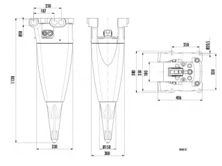Hydraulic breaking hammer, Sandvik in22 (2)