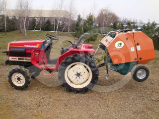 Round baler for Japanese compact tractors, 50x70cm, Komondor RKB-850 (8)