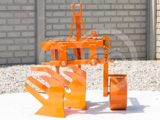 Plow with 2 heads, for 15-23HP Japanese compact tractors, Komondor SER-2 (7)