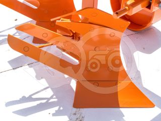 Plow with 2 heads, for 15-23HP Japanese compact tractors, Komondor SER-2 (9)