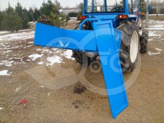 Transport box 130 cm, for Japanese compact tractors, drop down tailboard, Komondor SZLH-130 (11)