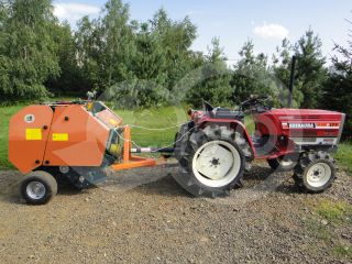 Round baler for Japanese compact tractors, 60x70cm, Komondor RKB-870 (8)