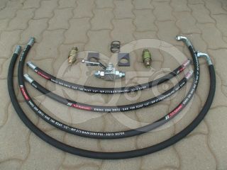 Snow plow 140cm, hidraulic lifting, hidraulic angle adjustment, for Japanese compact tractors, Komondor STLRH-140 (8)