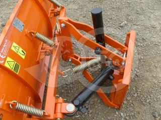 Snow plow 140cm, hidraulic lifting, hidraulic angle adjustment, for Japanese compact tractors, Komondor STLRH-140 (3)