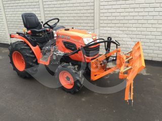Snow plow 140cm, hidraulic lifting, hidraulic angle adjustment, for Japanese compact tractors, Komondor STLRH-140 (9)