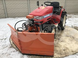 Snow plow 150cm, vario, independent side by side adjustable, for Japanese compact tractors, Komondor SHE-150 (0)