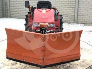 Snow plow 150cm, vario, independent side by side adjustable, for Japanese compact tractors, Komondor SHE-150 (4)