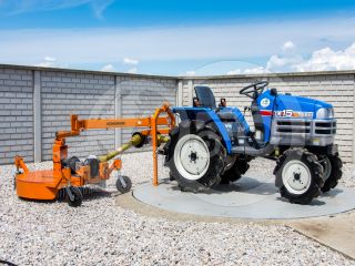 Finishing mower 100 cm, for Japanese compact tractors, side mounted, Komondor SFNY-100K (2)