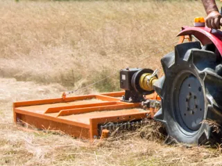Mulcher 125cm, für japanischen Kleintraktoren, Komondor SRZ-125 (9)