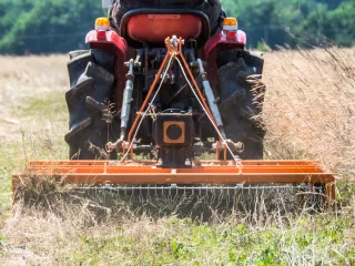 Mulcher 125cm, für japanischen Kleintraktoren, Komondor SRZ-125 (11)